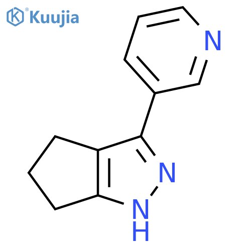 3-(Pyridin-3-yl)-1,4,5,6-tetrahydrocyclopenta[c]pyrazole structure
