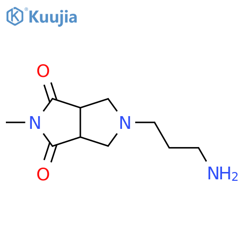5-(3-Aminopropyl)-2-methyltetrahydropyrrolo[3,4-c]pyrrole-1,3(2H,3aH)-dione structure