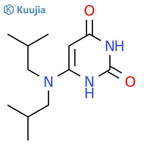 6-(diisobutylamino)pyrimidine-2,4(1H,3H)-dione structure