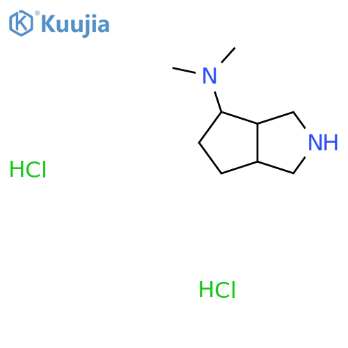N,N-dimethyl-octahydrocyclopenta[c]pyrrol-4-amine dihydrochloride structure