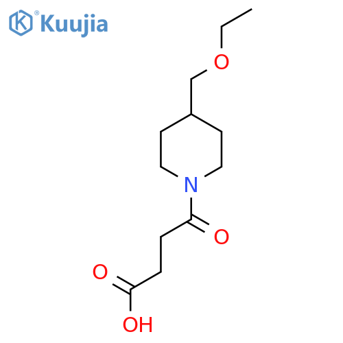 4-(4-(Ethoxymethyl)piperidin-1-yl)-4-oxobutanoic acid structure