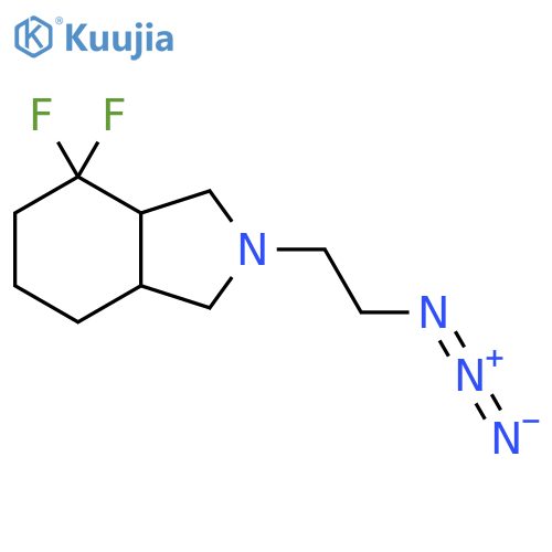 2-(2-Azidoethyl)-4,4-difluorooctahydro-1H-isoindole structure