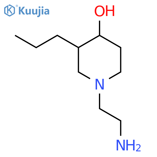 1-(2-Aminoethyl)-3-propylpiperidin-4-ol structure