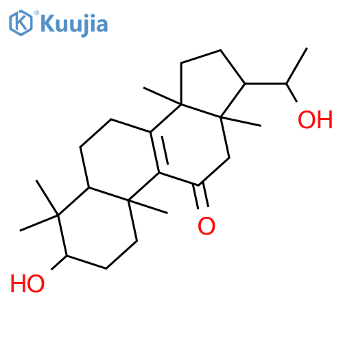 3,20-Dihydroxy-22,23,24,25,26,27-hexanortirucall-8-en-11-one; (3α,20ξ)-form structure