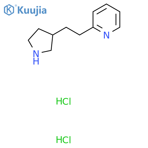 2-[2-(Pyrrolidin-3-yl)ethyl]pyridine dihydrochloride structure
