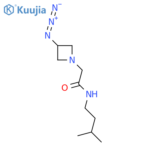 2-(3-Azidoazetidin-1-yl)-N-isopentylacetamide structure
