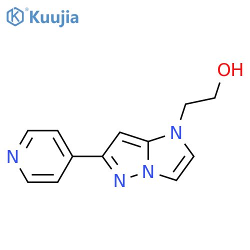 2-(6-(Pyridin-4-yl)-1H-imidazo[1,2-b]pyrazol-1-yl)ethan-1-ol structure