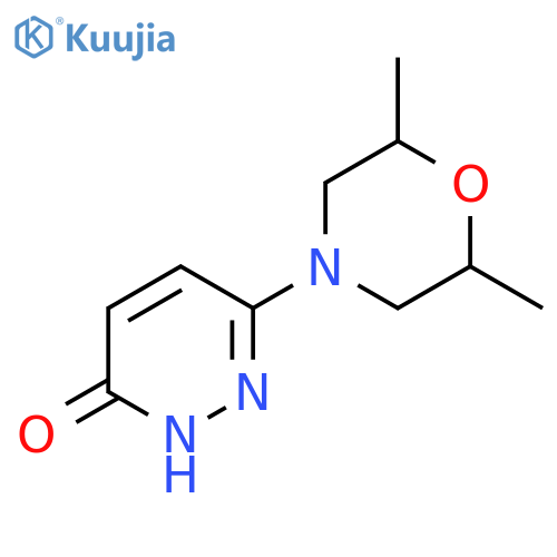6-(2,6-Dimethylmorpholino)pyridazin-3-ol structure