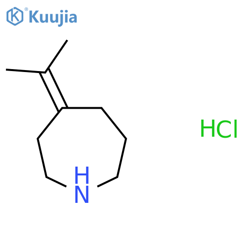 4-(Propan-2-ylidene)azepane hydrochloride structure