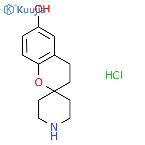 Spiro[chromane-2,4'-piperidin]-6-ol hydrochloride structure