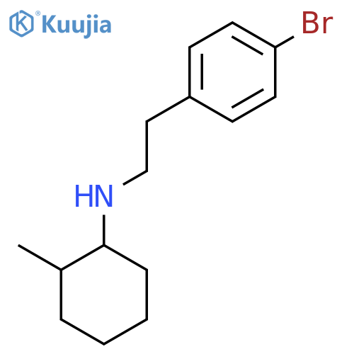 N-[2-(4-Bromophenyl)ethyl]-2-methylcyclohexan-1-amine structure
