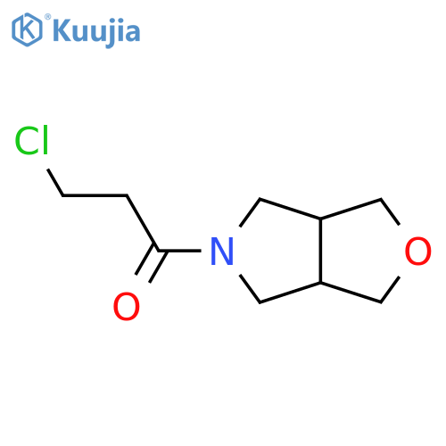 3-chloro-1-(tetrahydro-1H-furo[3,4-c]pyrrol-5(3H)-yl)propan-1-one structure