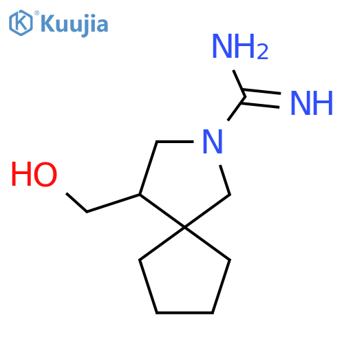 4-(Hydroxymethyl)-2-azaspiro[4.4]nonane-2-carboximidamide structure