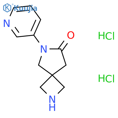 6-(Pyridin-3-yl)-2,6-diazaspiro[3.4]octan-7-one dihydrochloride structure