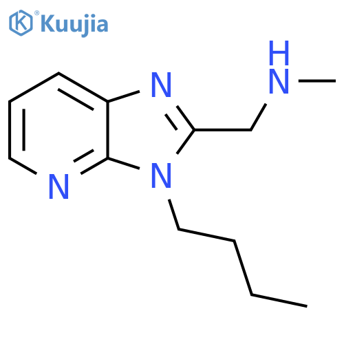 1-(3-Butyl-3H-imidazo[4,5-b]pyridin-2-yl)-N-methylmethanamine structure