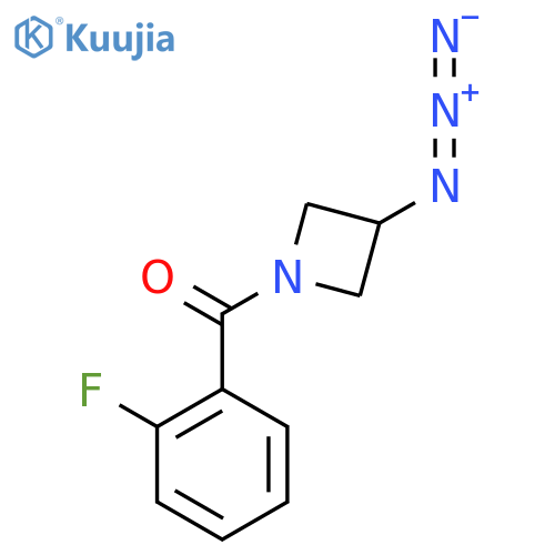 (3-Azidoazetidin-1-yl)(2-fluorophenyl)methanone structure