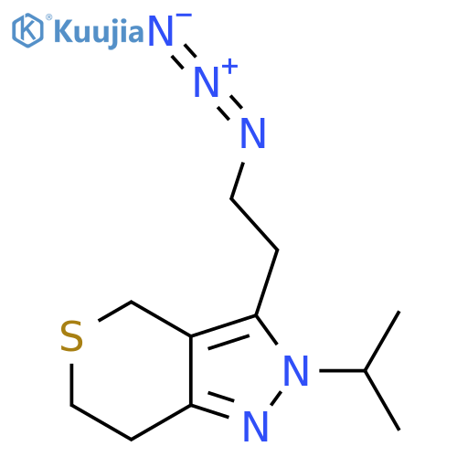 3-(2-Azidoethyl)-2-isopropyl-2,4,6,7-tetrahydrothiopyrano[4,3-c]pyrazole structure