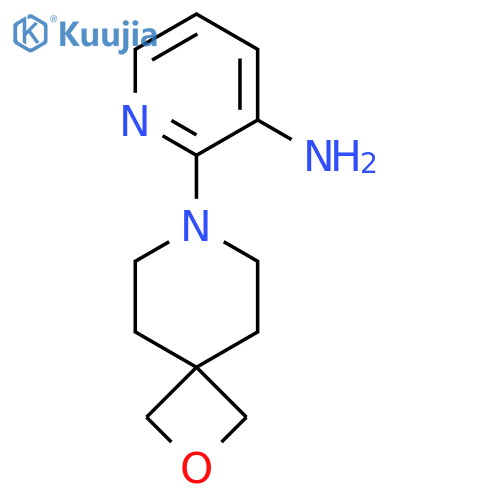 2-(2-Oxa-7-azaspiro[3.5]nonan-7-yl)pyridin-3-amine structure