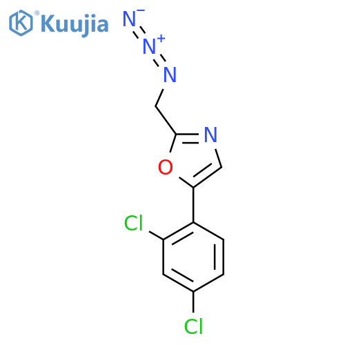 2-(Azidomethyl)-5-(2,4-dichlorophenyl)oxazole structure