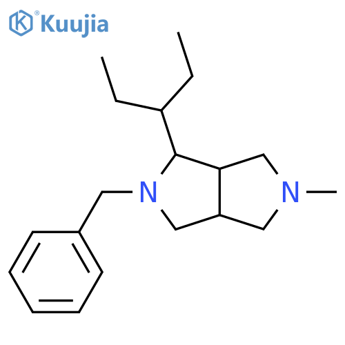 2-Benzyl-5-methyl-1-(pentan-3-yl)octahydropyrrolo[3,4-c]pyrrole structure