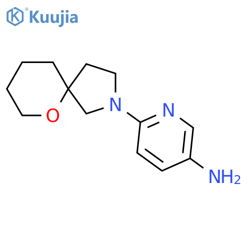 6-(6-Oxa-2-azaspiro[4.5]decan-2-yl)pyridin-3-amine structure