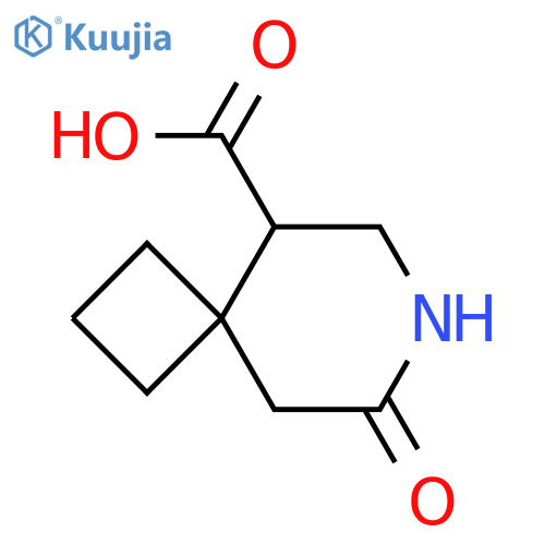 8-oxo-7-azaspiro[3.5]nonane-5-carboxylic acid structure