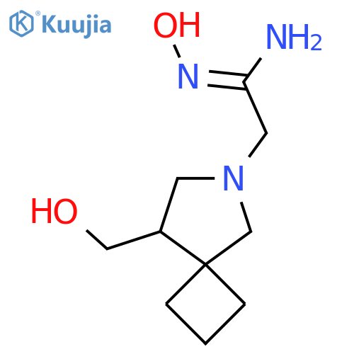 (Z)-N'-hydroxy-2-(8-(hydroxymethyl)-6-azaspiro[3.4]octan-6-yl)acetimidamide structure