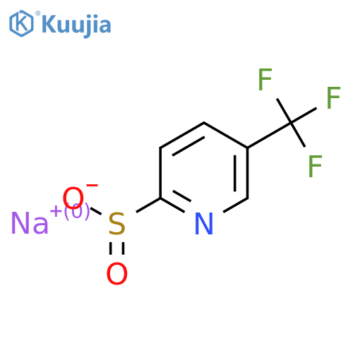 Sodium 5-(trifluoromethyl)pyridine-2-sulfinate structure