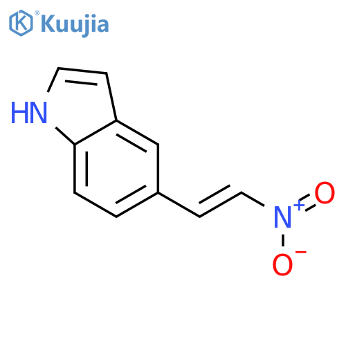 5-(2-nitroethenyl)-1H-indole structure