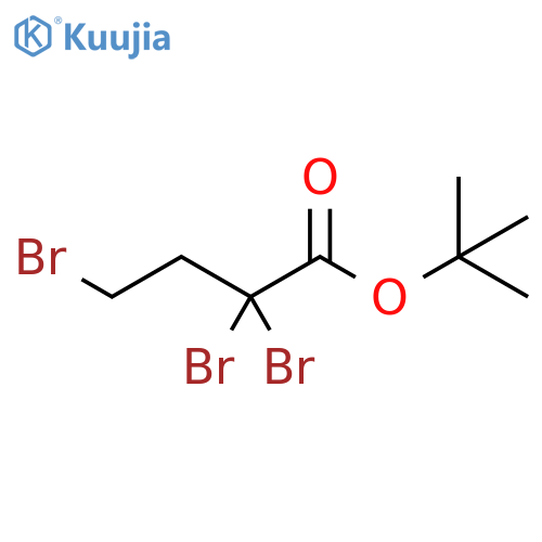 TERT-BUTYL 2,2,4-TRIBROMOBUTANOATE structure