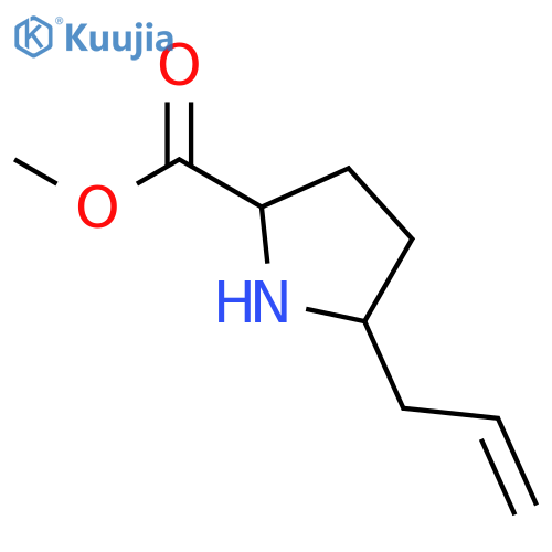 L-Proline,5-(2-propen-1-yl)-, methyl ester, (5R)- structure