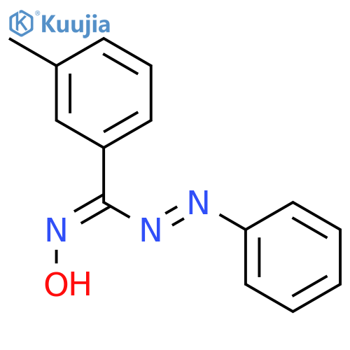 Diazene, [(hydroxyimino)(3-methylphenyl)methyl]phenyl- structure