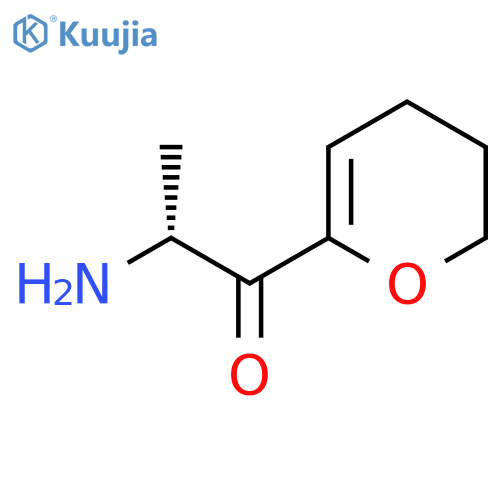 (2R)-2-amino-1-(3,4-dihydro-2H-pyran-6-yl)propan-1-one structure