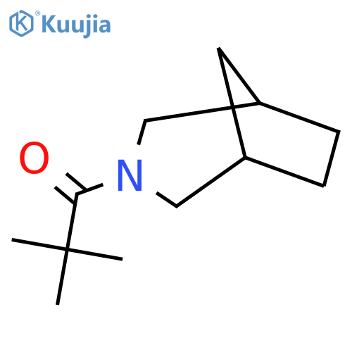 1-{3-azabicyclo3.2.1octan-3-yl}-2,2-dimethylpropan-1-one structure