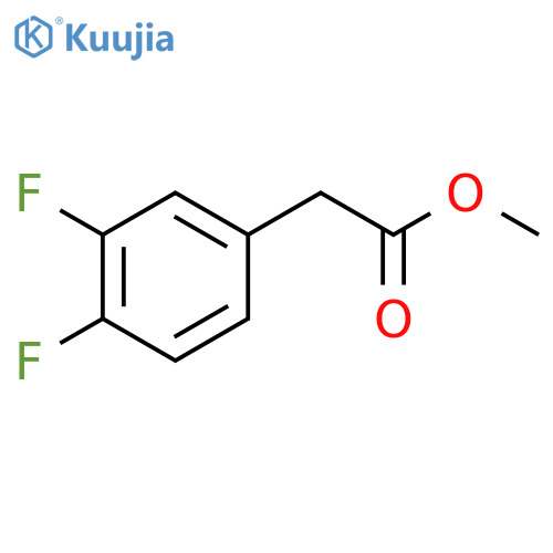 Methyl 2-(3,4-difluorophenyl)acetate structure