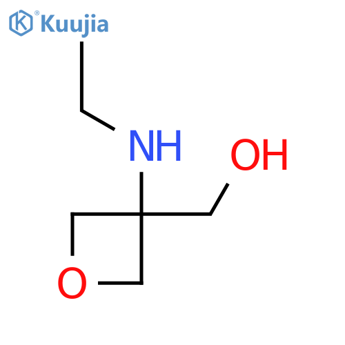 [3-(ethylamino)oxetan-3-yl]methanol structure