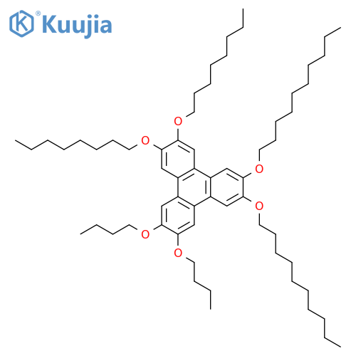 Triphenylene, 2,3-dibutoxy-6,7-bis(decyloxy)-10,11-bis(octyloxy)- structure