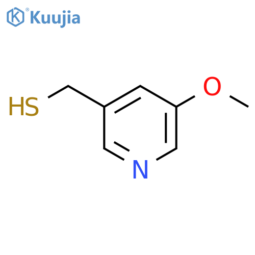 (5-methoxypyridin-3-yl)methanethiol structure