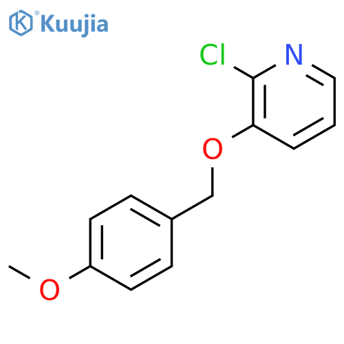 Pyridine, 2-chloro-3-[(4-methoxyphenyl)methoxy]- structure