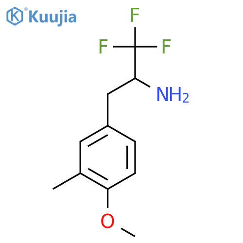 1,1,1-trifluoro-3-(4-methoxy-3-methylphenyl)propan-2-amine structure
