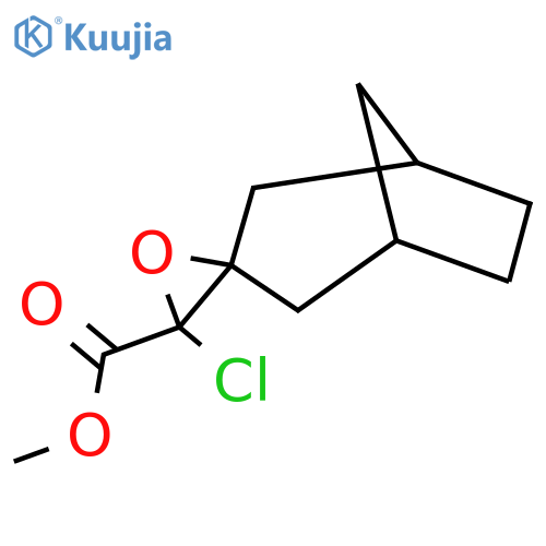 Methyl 3'-chlorospiro[bicyclo[3.2.1]octane-3,2'-oxirane]-3'-carboxylate structure