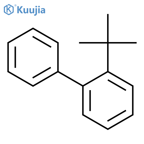 1,1'-biphenyl, 2-(1,1-dimethylethyl)- structure