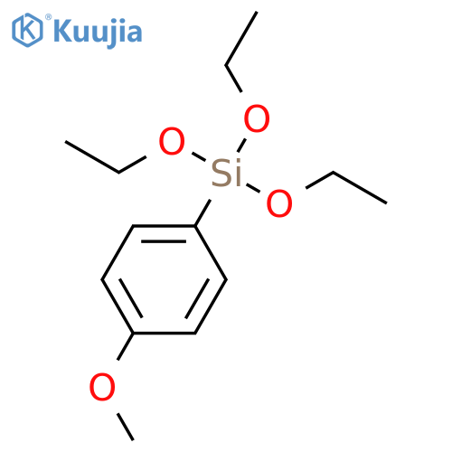 Benzene,1-methoxy-4-(triethoxysilyl)- structure