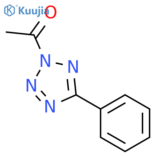 2H-Tetrazole, 2-acetyl-5-phenyl- structure