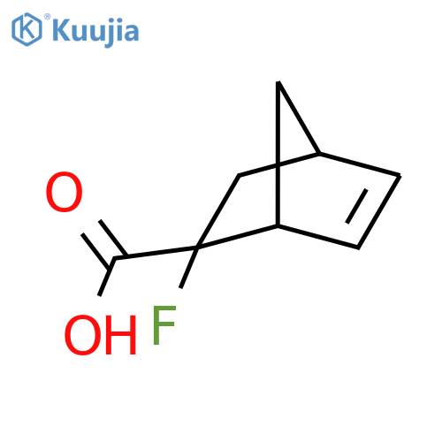 Bicyclo[2.2.1]hept-5-ene-2-carboxylicacid, 2-fluoro-, (1S,2S,4S)- structure