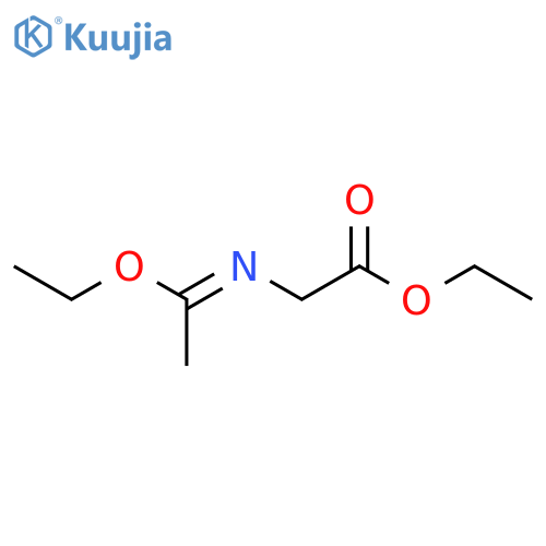 ethyl 2-(1-ethoxyethylidene)aminoacetate structure