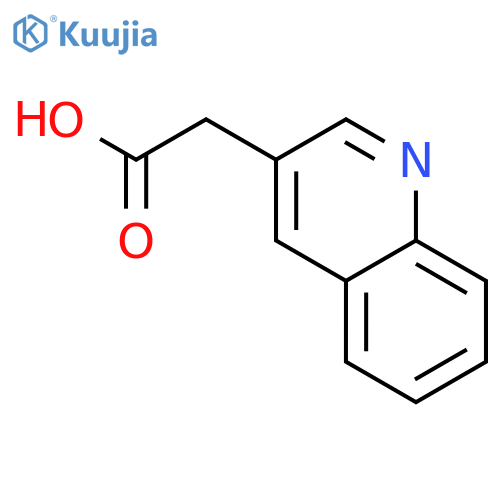 2-(Quinolin-3-yl)acetic acid structure