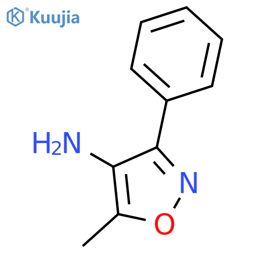 5-Methyl-3-phenylisoxazol-4-amine structure