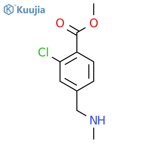 methyl 2-chloro-4-(methylamino)methylbenzoate structure