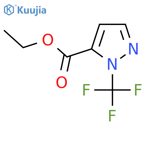 2-Trifluoromethyl-2H-pyrazole-3-carboxylic acid ethyl ester structure